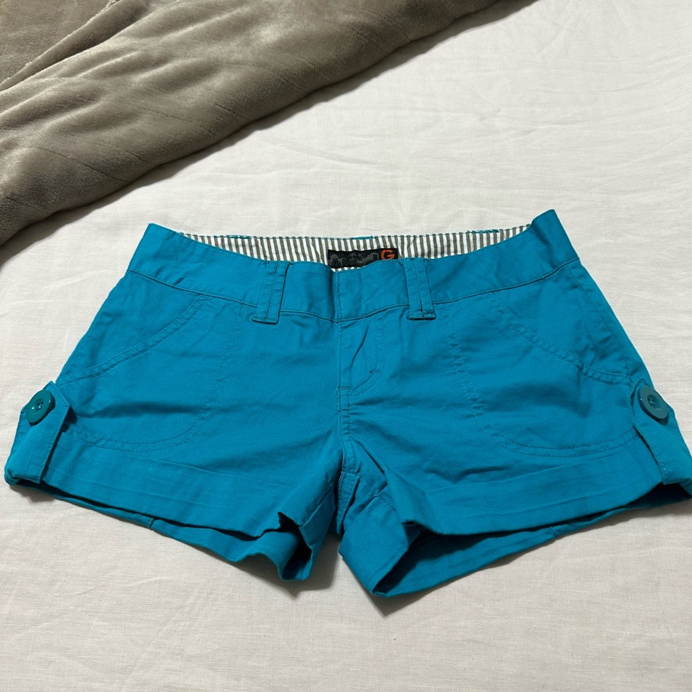 G by guess teal shorts-26